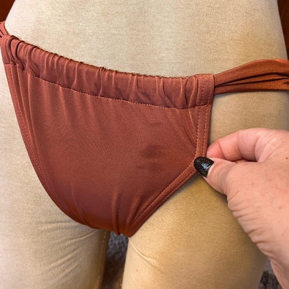 Y2K Victoria’s Secret Bikini Swimsuit Bronze Cheeky S Small M Medium - Picture 4 of 9
